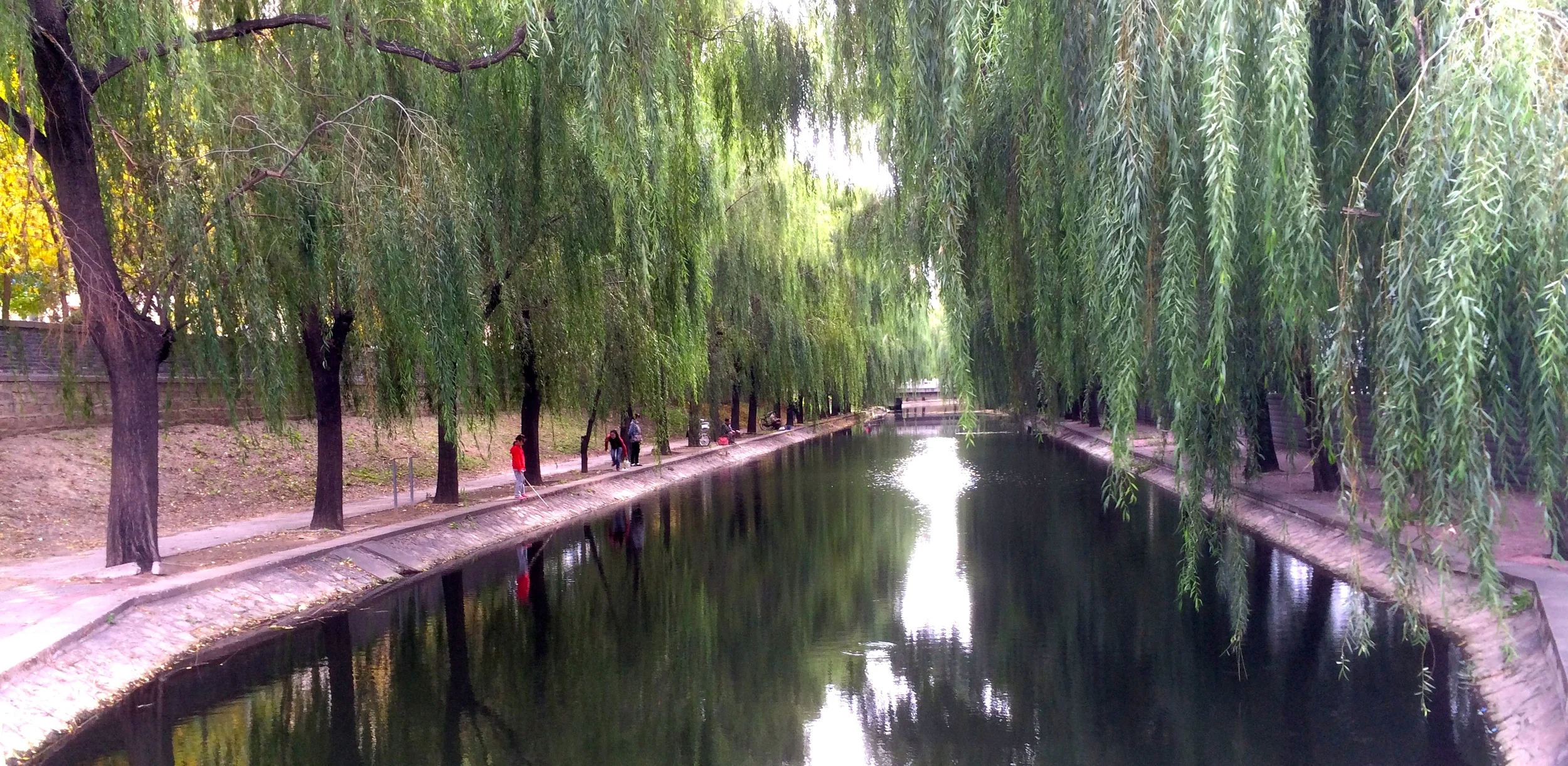 one of the "rivers" that cuts through the city