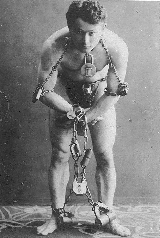 Houdini was famous for being able to escape from anything!