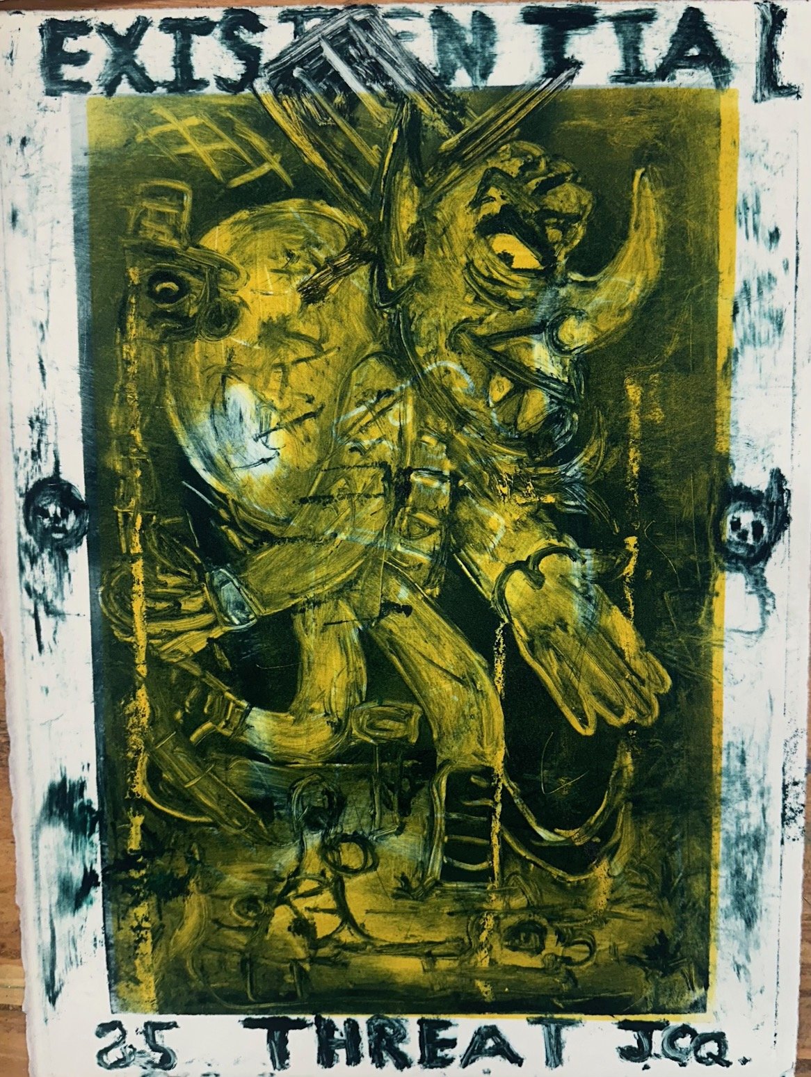 Existential Threat

 

 Monotype  30” x 40”  2025    