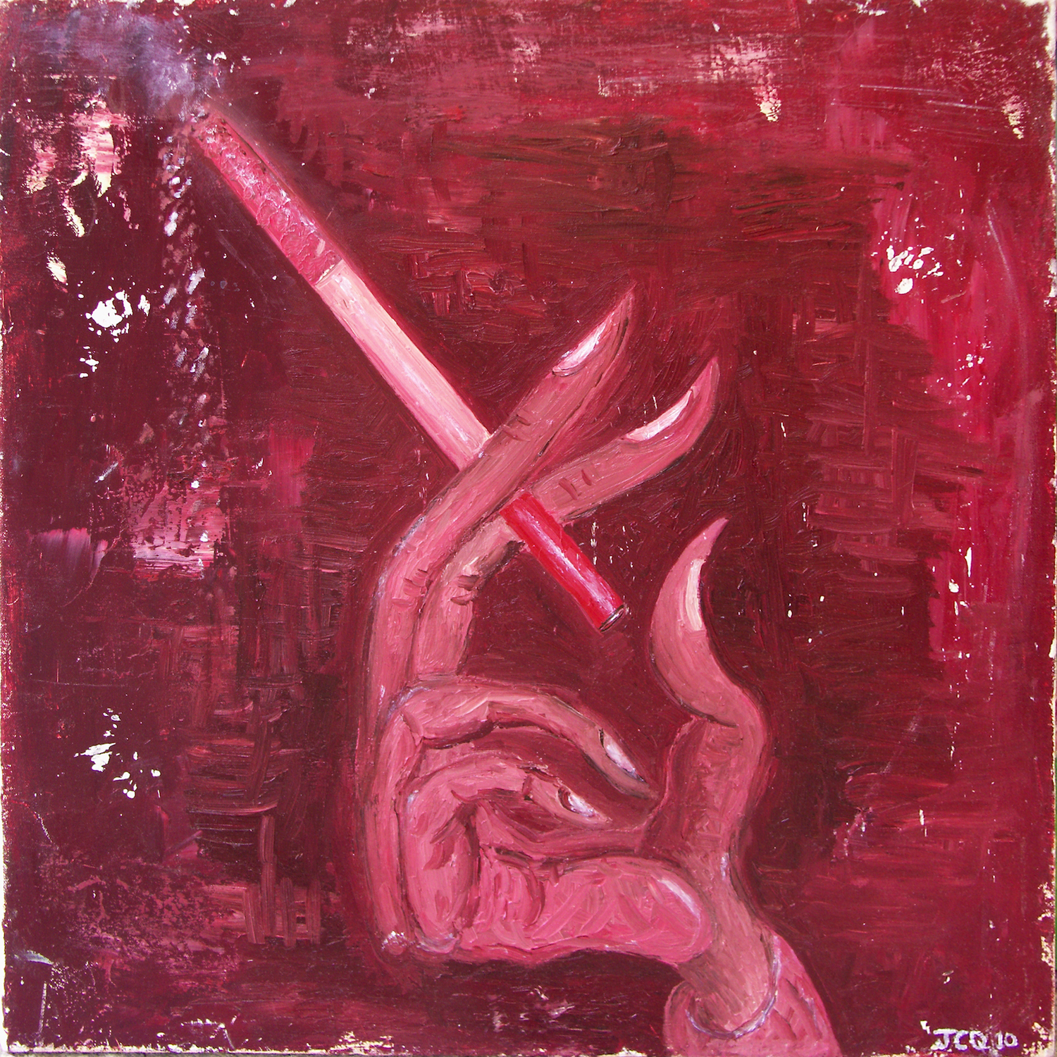 Untitled (red hand)