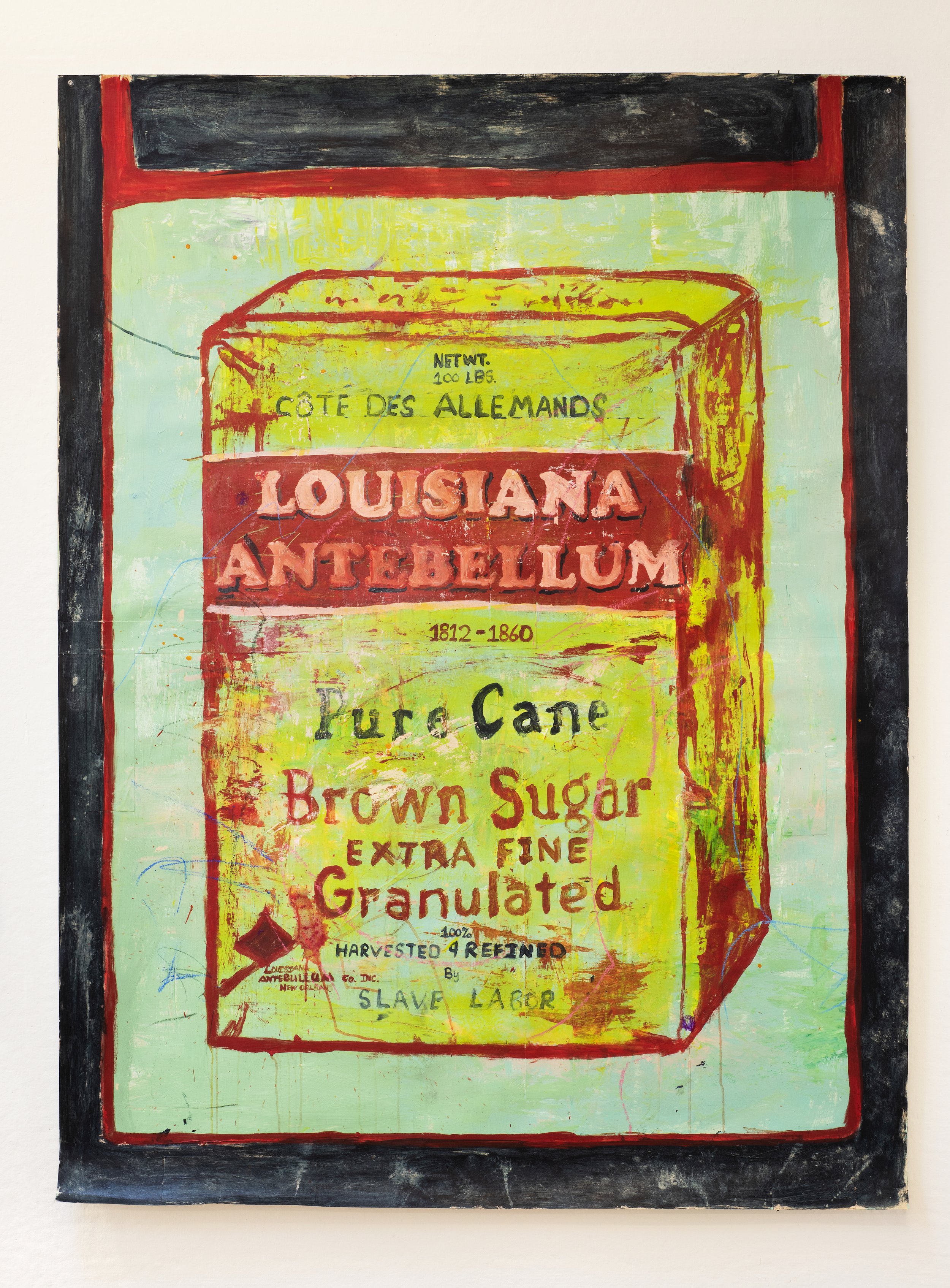 Ante Bellum Sugar

 

 72" x &nbsp;54"  acrylic on canvas paper  2022  &nbsp; 