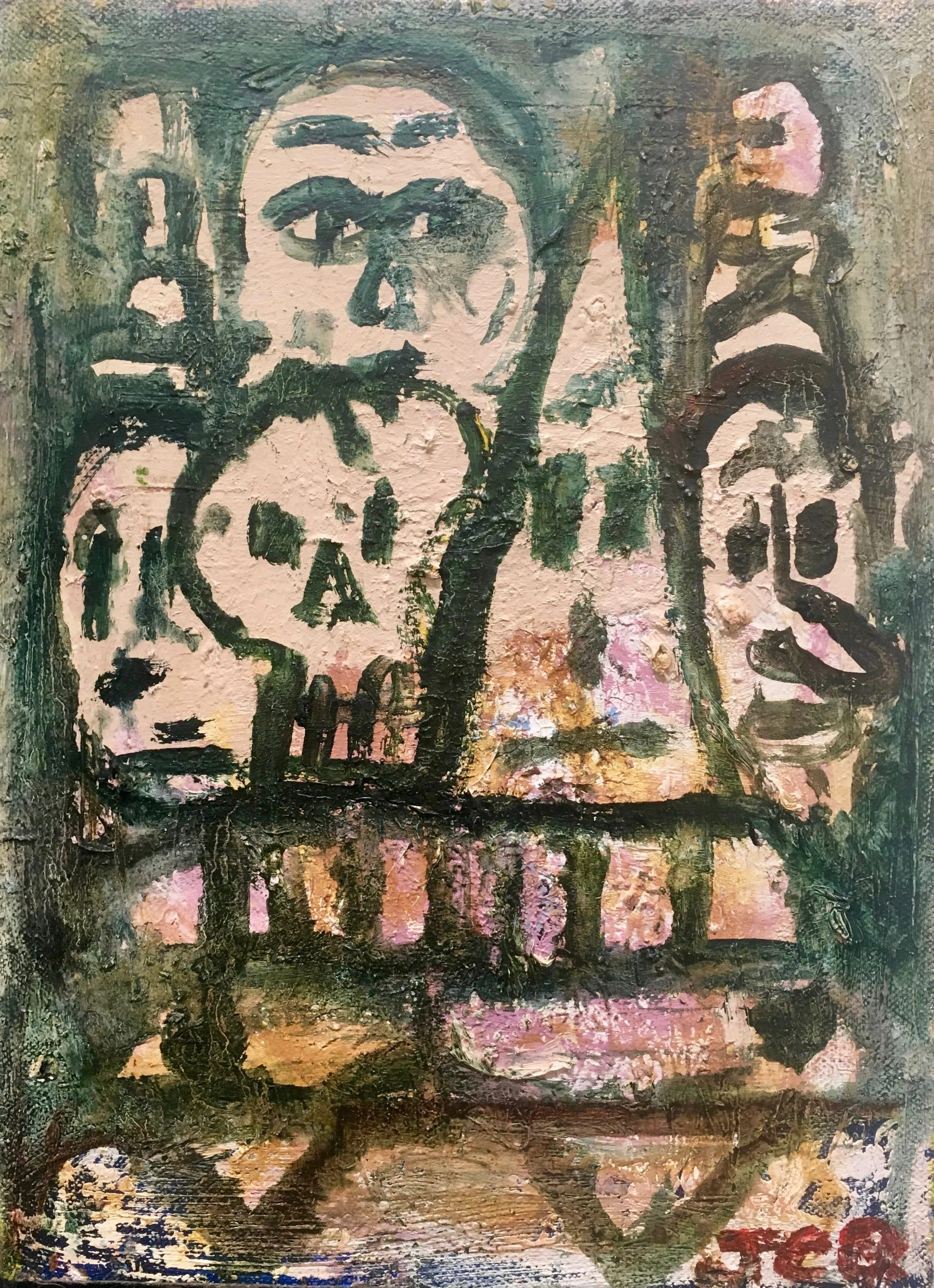Fais DoDo vs. Cotillion Ball

 

 acrylic and oil pastel on canvas  30” x 40”  2023    