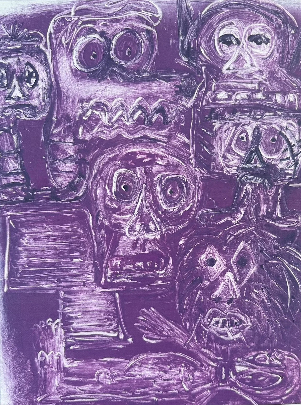 Fais DoDo vs. Cotillion Ball

 

 acrylic and oil pastel on canvas  30” x 40”  2023    