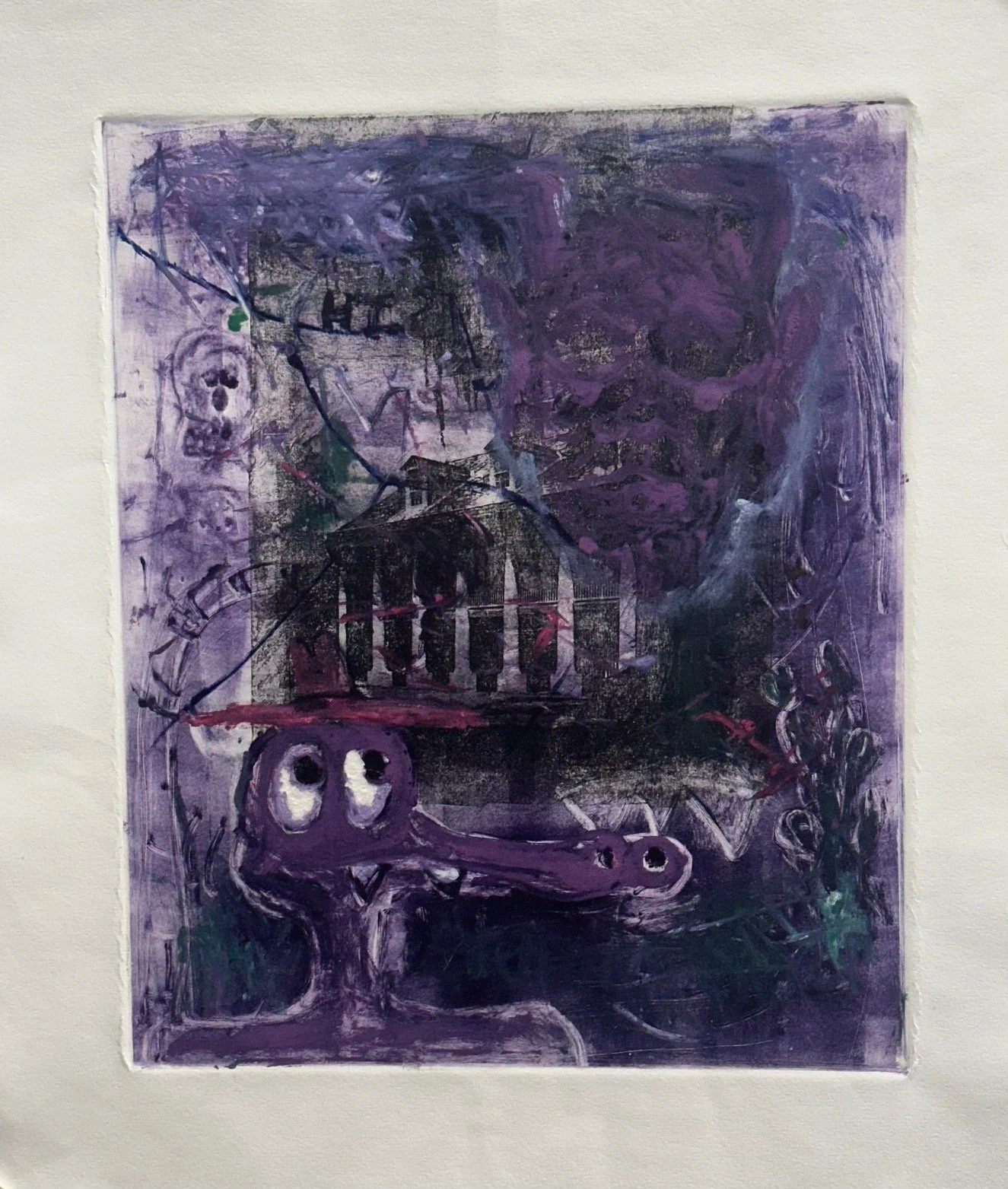 Fais DoDo vs. Cotillion Ball

 

 acrylic and oil pastel on canvas  30” x 40”  2023    
