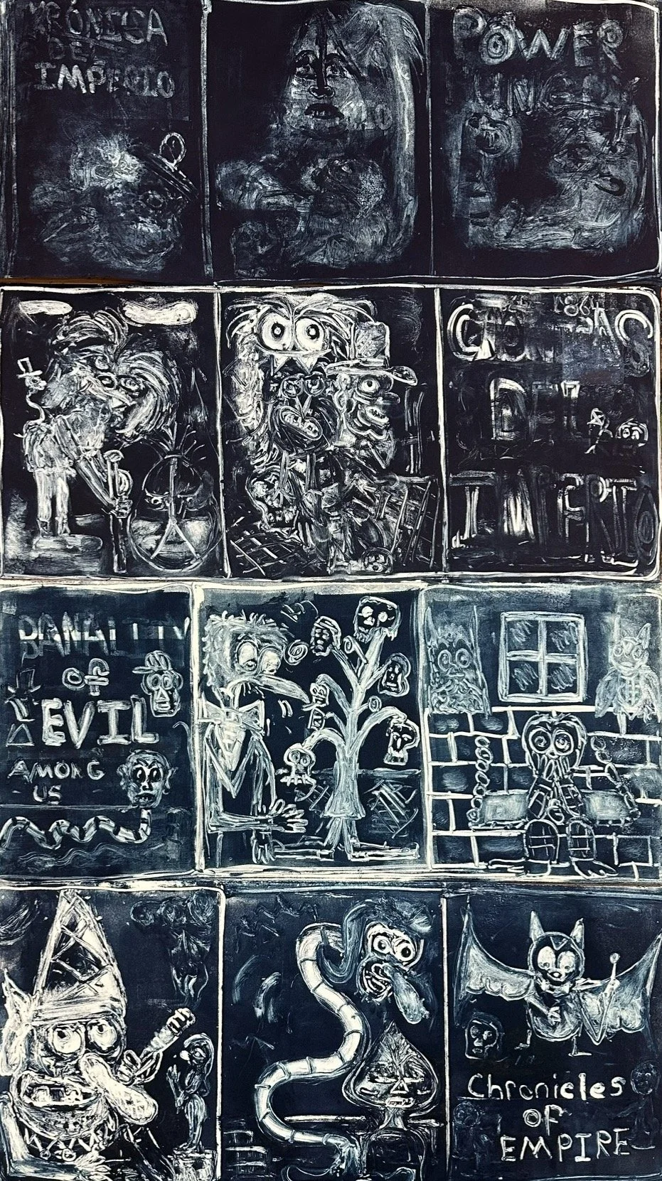 Fais DoDo vs. Cotillion Ball

 

 acrylic and oil pastel on canvas  30” x 40”  2023    