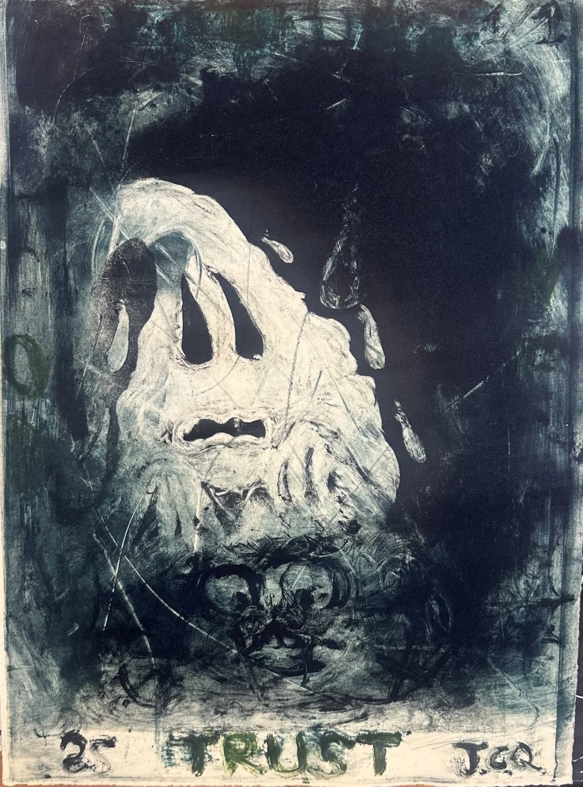 Fais DoDo vs. Cotillion Ball

 

 acrylic and oil pastel on canvas  30” x 40”  2023    