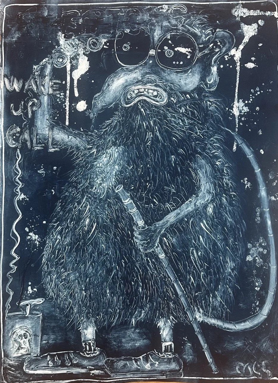 Fais DoDo vs. Cotillion Ball

 

 acrylic and oil pastel on canvas  30” x 40”  2023    