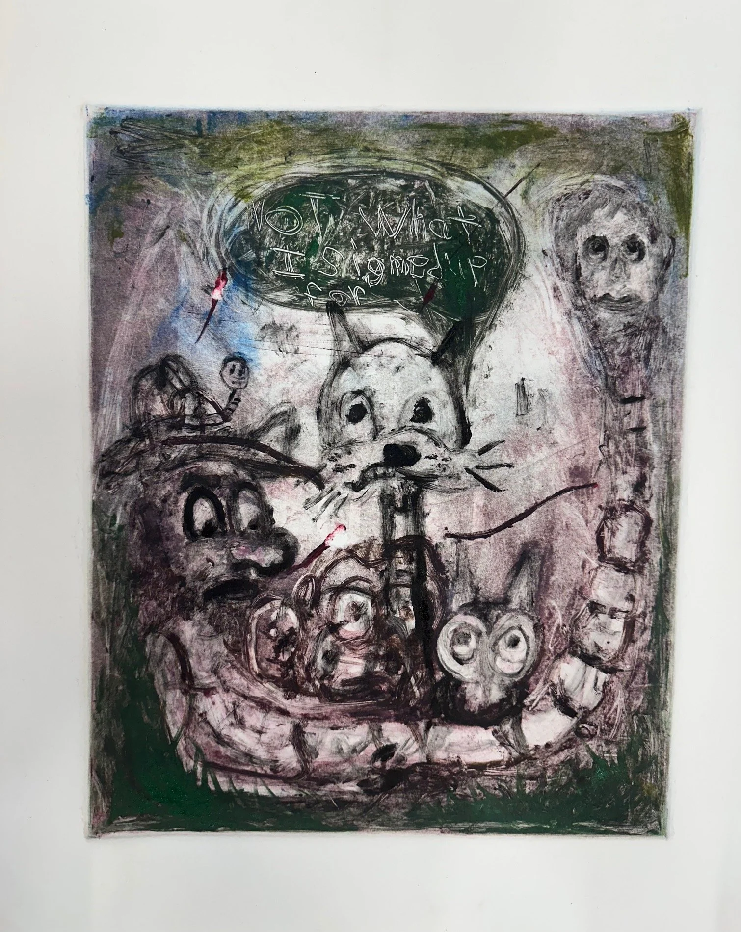 Fais DoDo vs. Cotillion Ball

 

 acrylic and oil pastel on canvas  30” x 40”  2023    