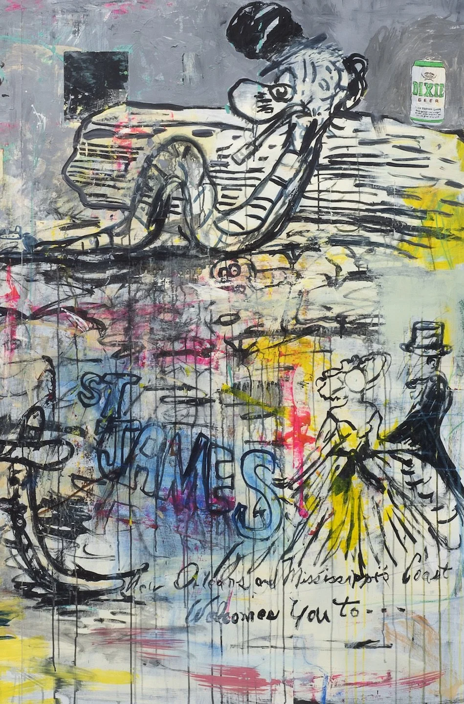 Tour#7(Louisiana Still Knows How To Whistle Dixie) (detail)