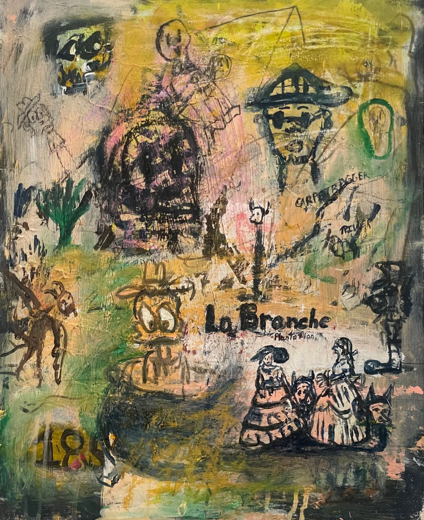 Quintana, LaBranche, oil pastel on canvas paper on wood 20%22x16%22,2023.jpg