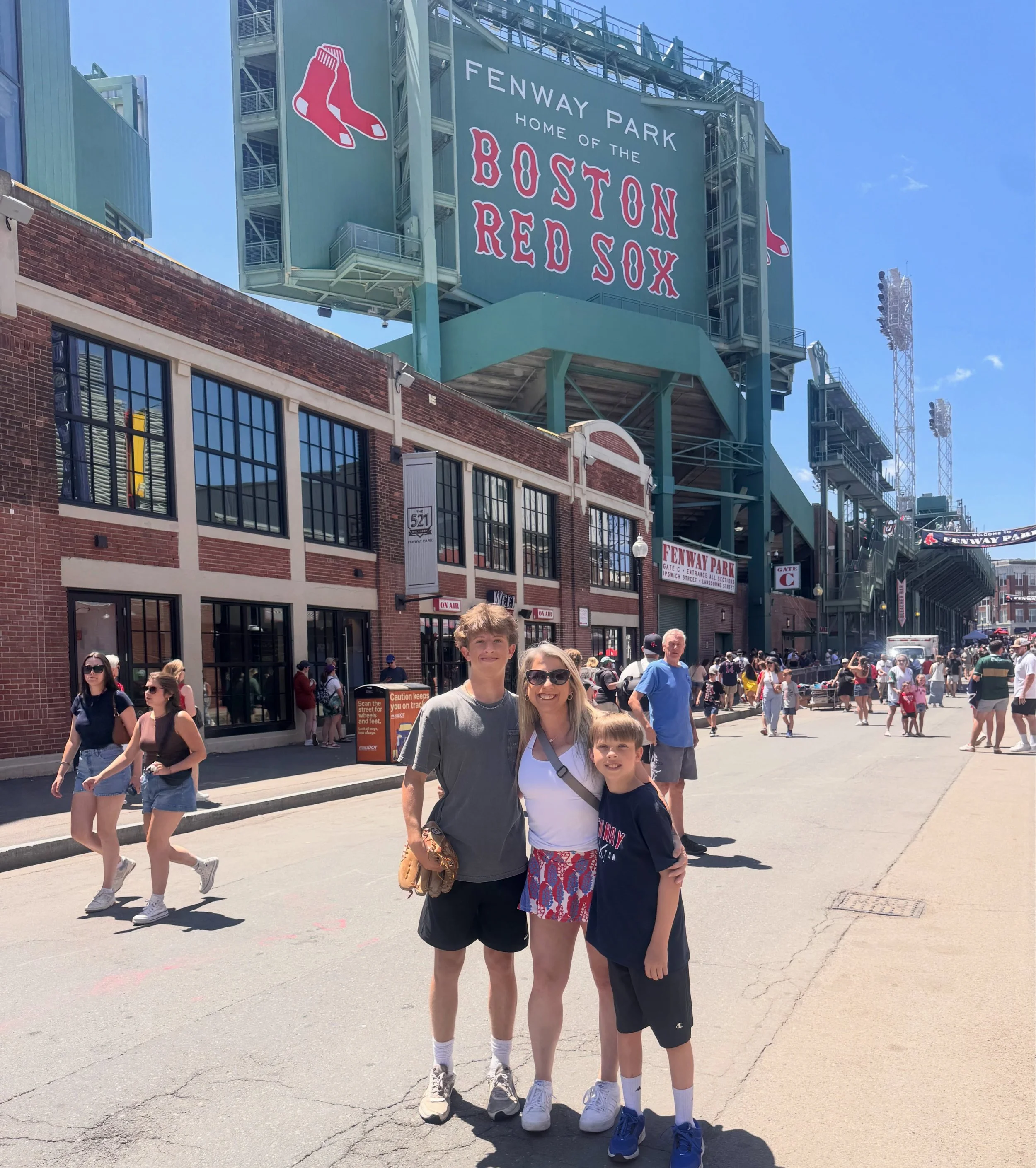 New England summer: Boston&hellip;you know we love you madly☘️⚾️ 🧦 🏈 🌊