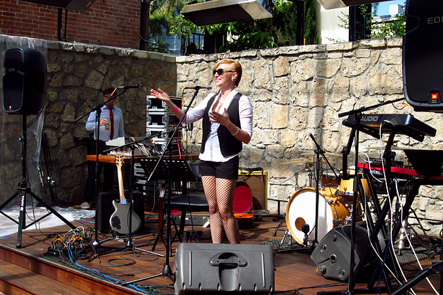 Emcee Tricia Alley