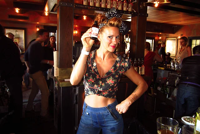  Mia showing the love for Miracle Mile Bitters...​ 