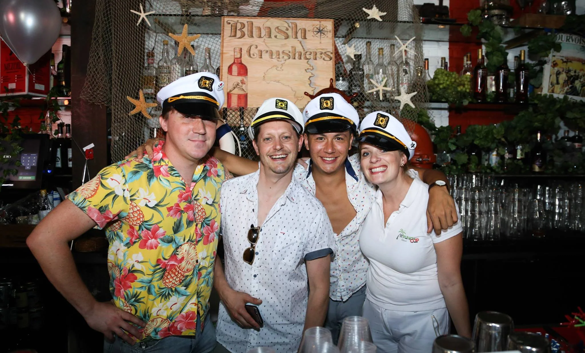 Set sail with the House of Agricole: Christopher Day, Dan McClary, Chris Amirault, Kiowa Bryan (L to R) | Photo by Eugene Lee