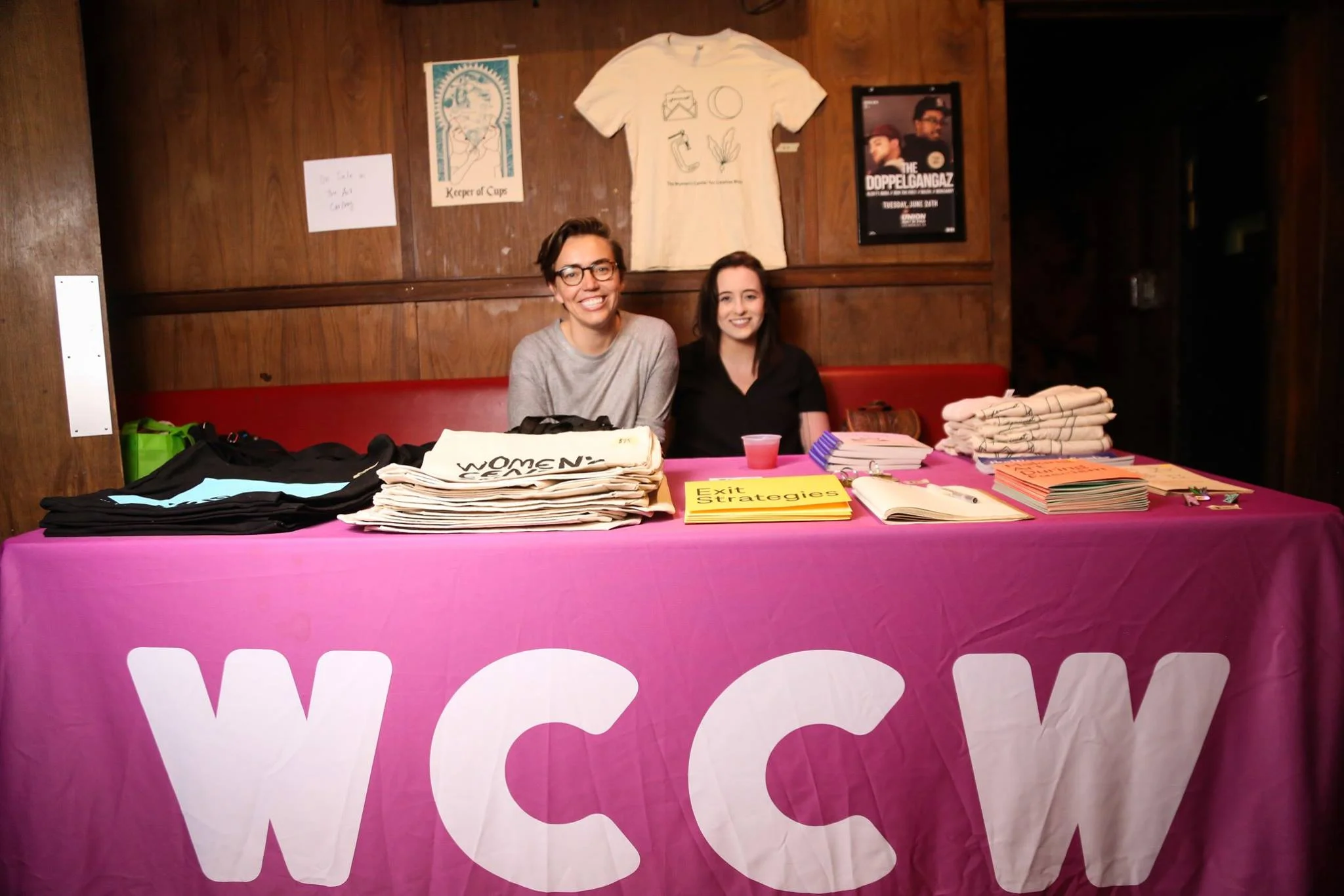 Women’s Center for Creative Growth table at ABTG VII | Photo by Eugene Lee