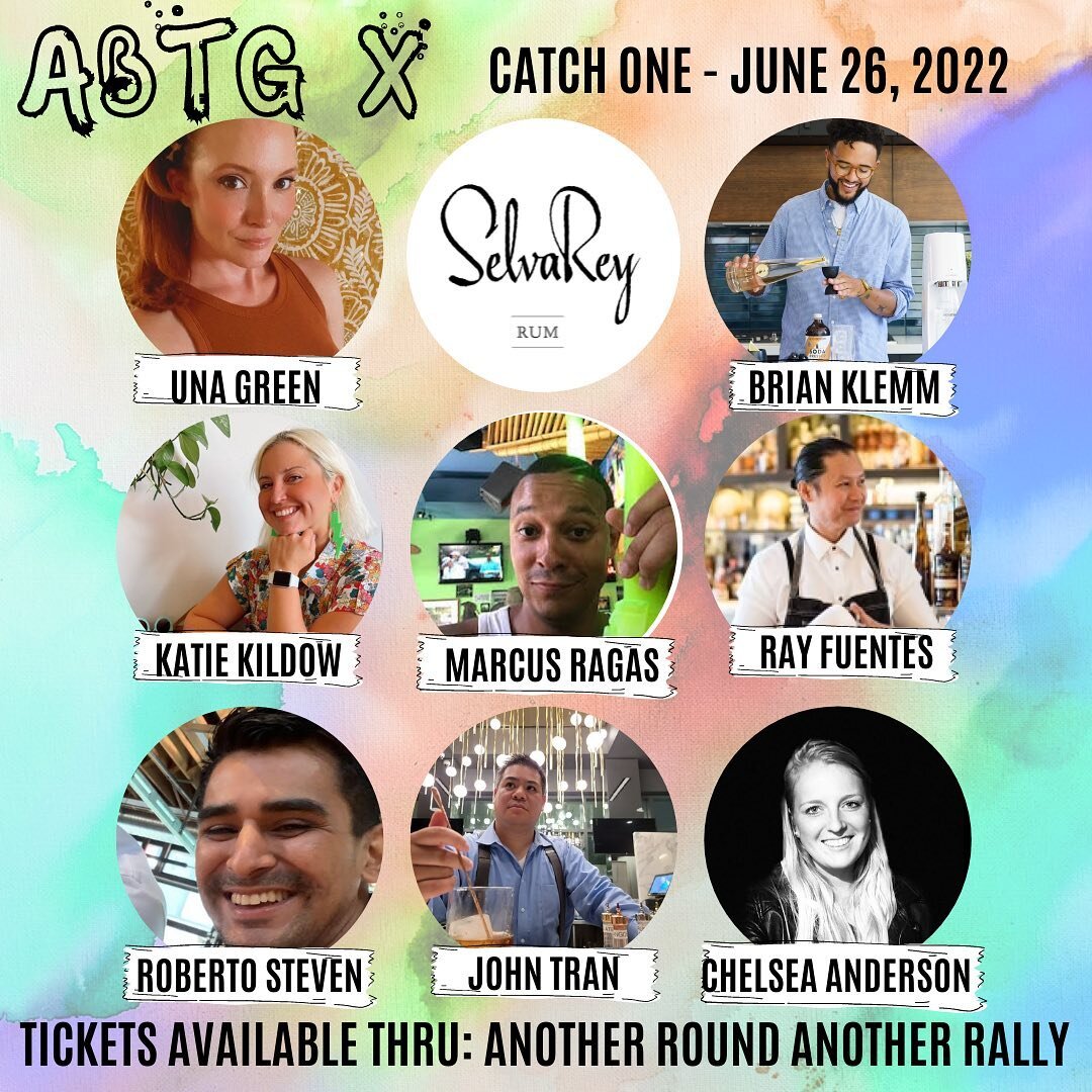 INTRODUCING TEAM SELVAREY John Tran (Blusky) Katie Kildow (The Mermaid) Marcus Ragas (Caboco LA) Ray Fuentes (True Roots Brewing Co)
Roberto Steven (The Varnish) 
Tickets to the 10th Art Beyond the Glass on Sunday, June 26 are now on sale! Link in pr