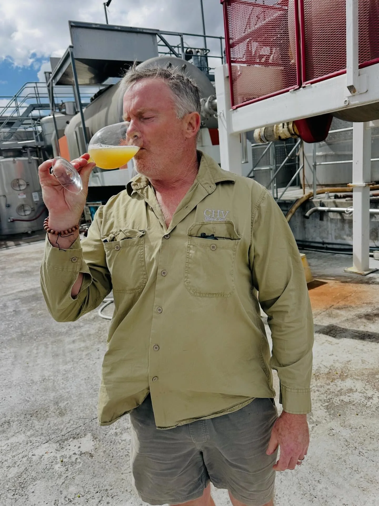 And today we got our Falanghina on
Props to@kenneally_brianna and her trusty sidekick @matthatwell for delivering the goodies from Plaisted&rsquo;s Vineyard in McLaren Vale 
That concludes all the white wines for Vintage 2026 🎉
Everything picked so 