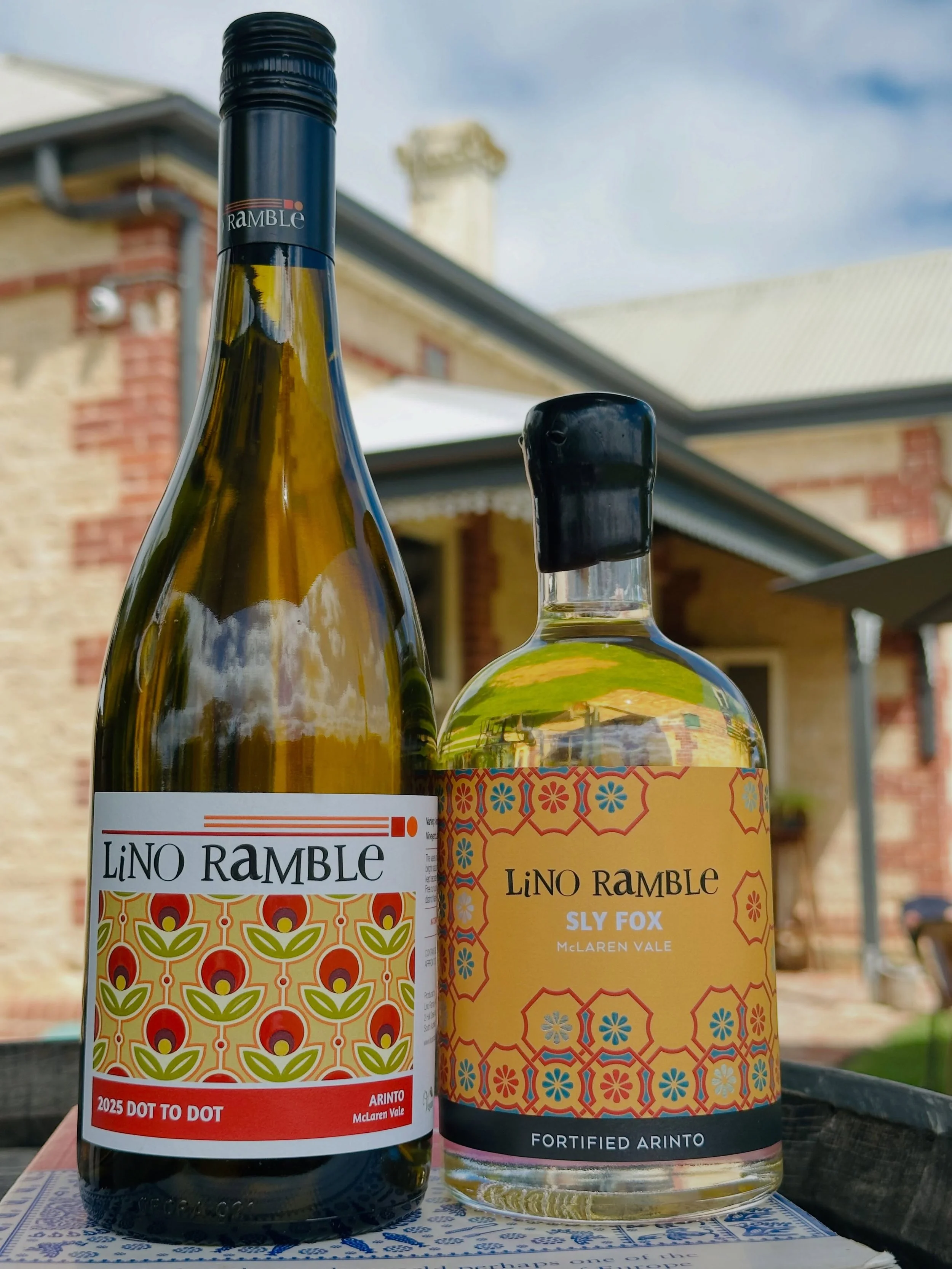 It&rsquo;s Spring NEW RELEASE time of the year 
And what better way wash it down than a double dose of Arinto 
2025 Dot To Dot is now available at Cellar Door and online accompanied by Sly Fox (White Port-Style)
No better way to welcome some beautifu