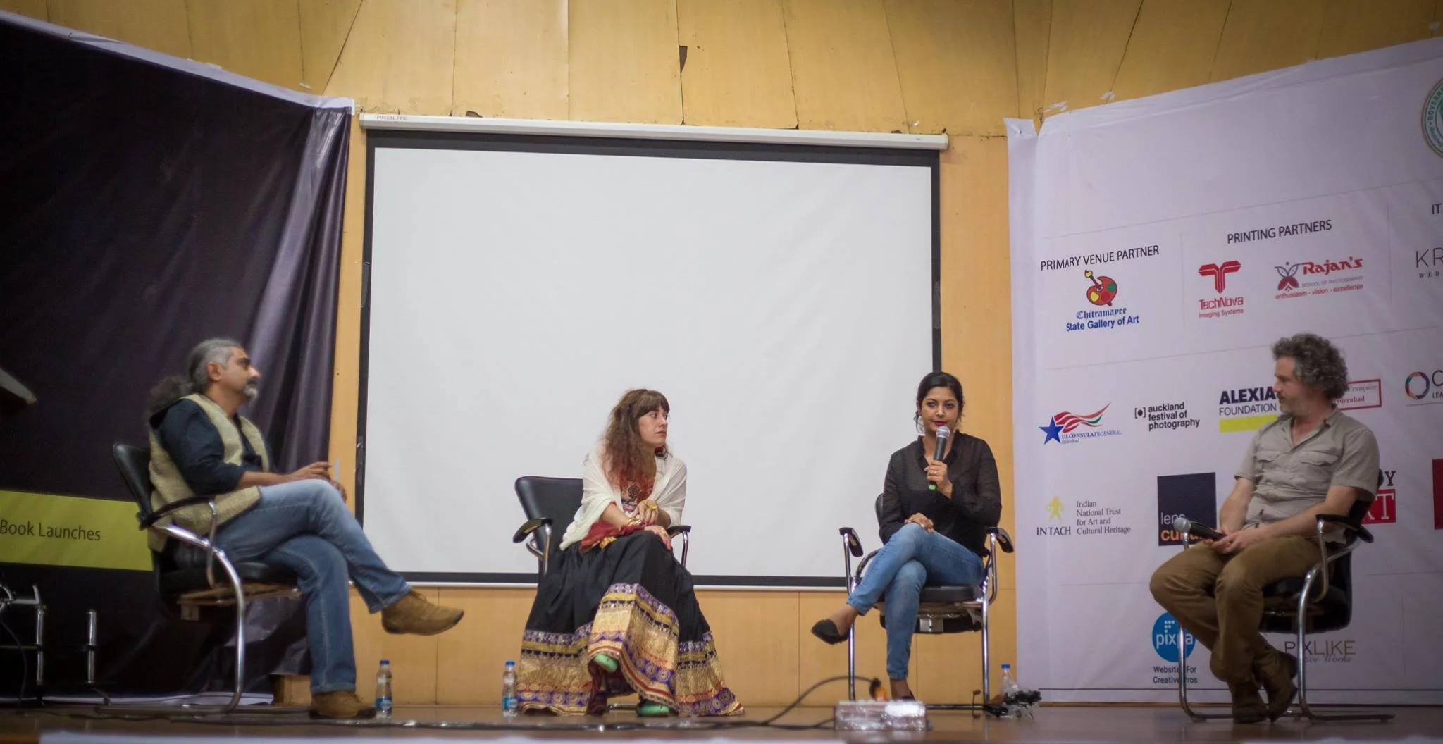 Panel Discussion on "Long term projects” - Indian Photo Festival, Hyderabad, India, 2016.