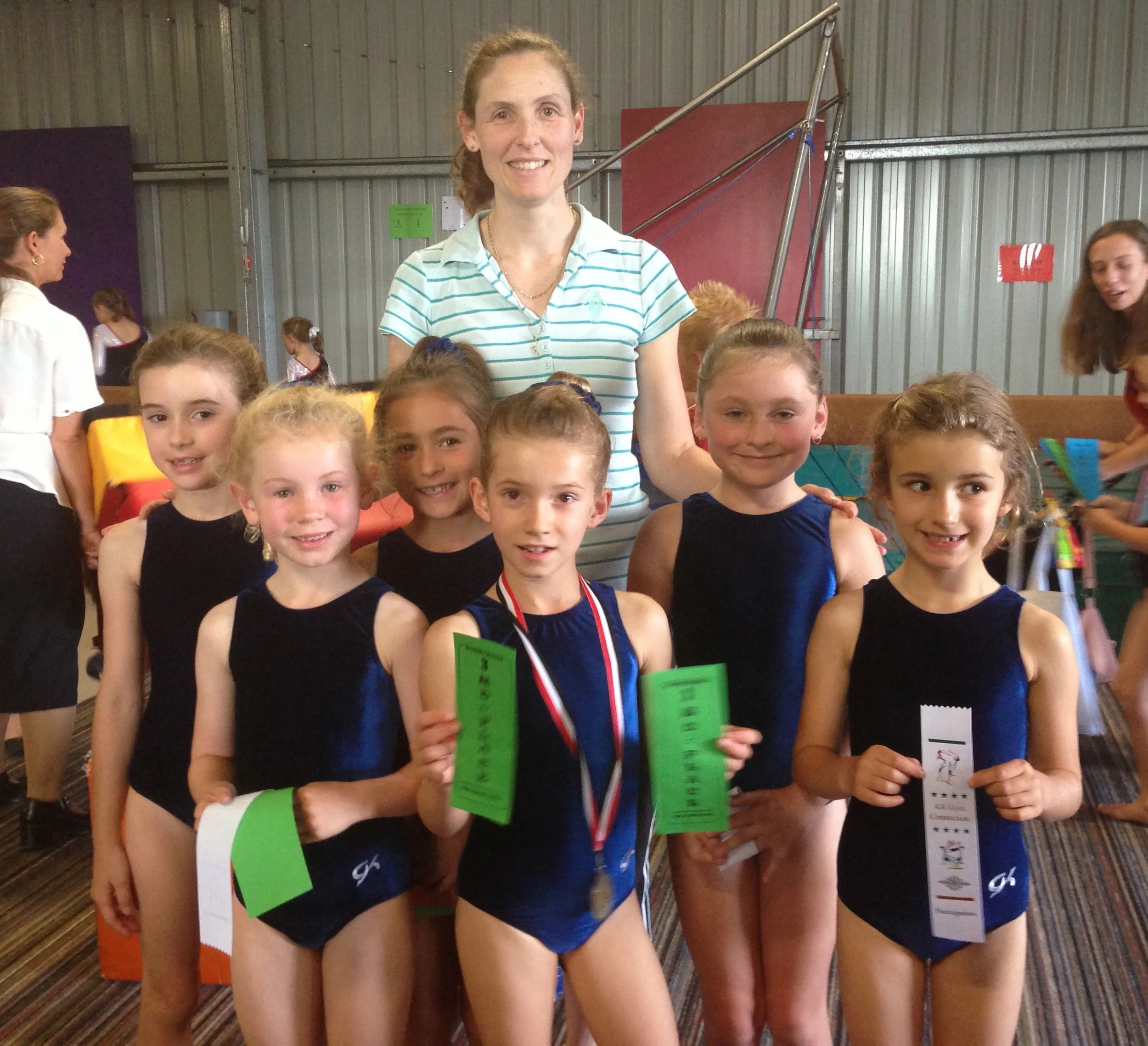 Our Intermediate Level 1 team: Tandia, Mackenzie, Chloe Our Junior Level 1 team: Harriet, Mia, Bridget