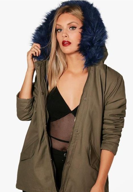 boohoo parka blue fur.JPG