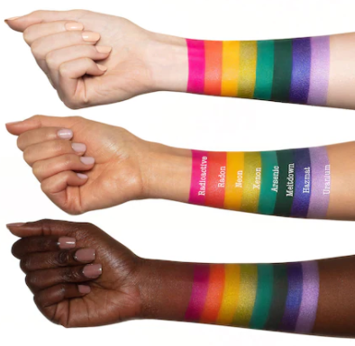 Melt Cosmetics Radioactive Palette Swatches.PNG