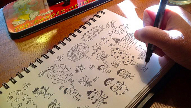 My favorite activity © Flora Chang | Happy Doodle Land