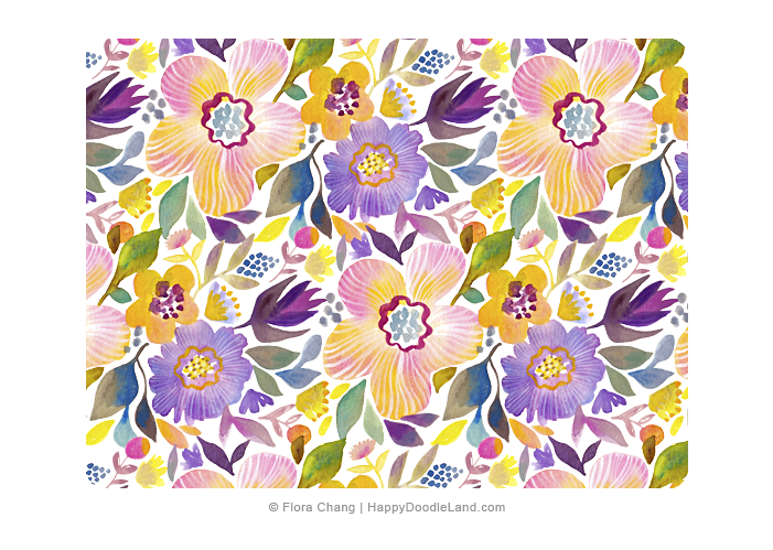 Watercolor+Flowers+Pattern©+Flora+Chang+-+Happy+Doodle+Land.png