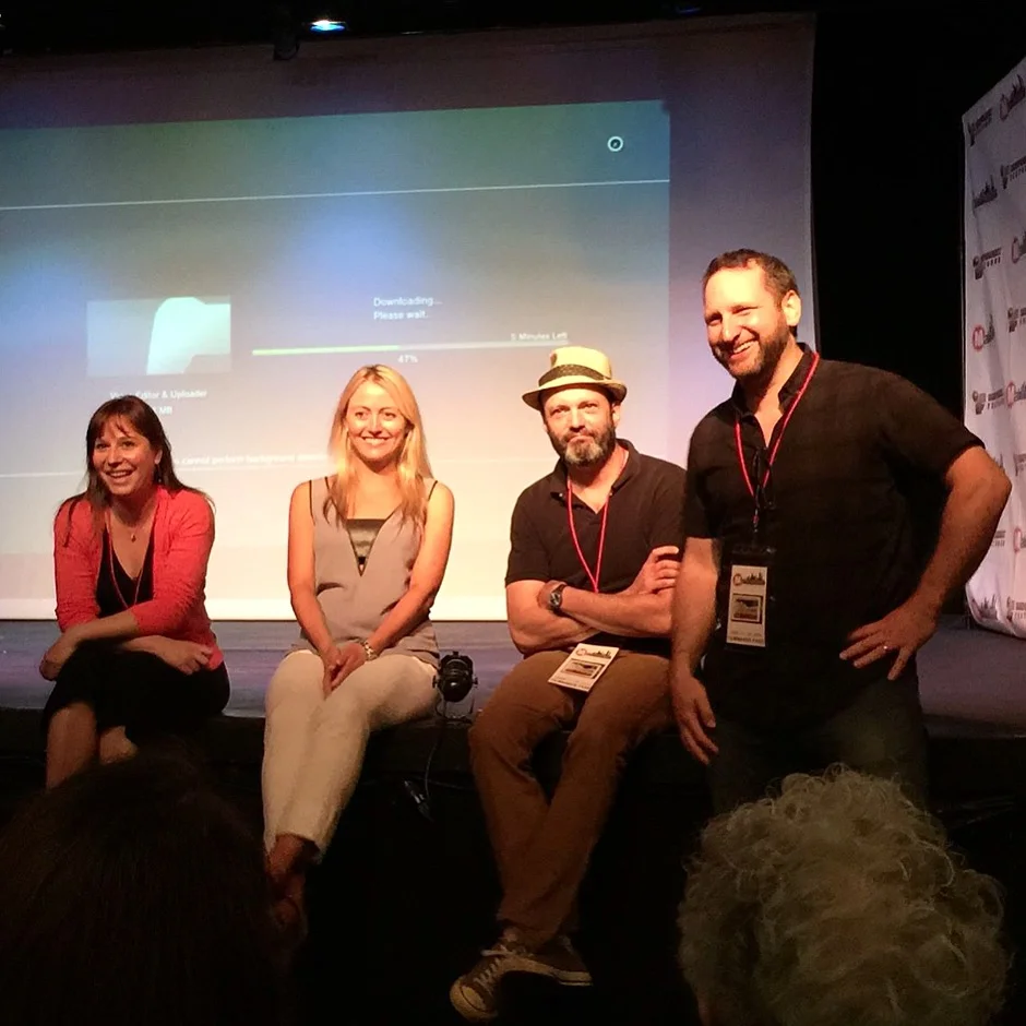 Team Manhair doing a Q&A at the Manhattan Film Fest. Thanks to everyone who came out and supported Karl!