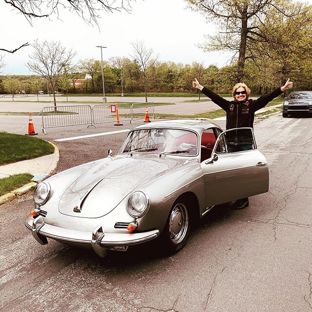 Welcome to New York! The Pearl arrived from sunny California to freezing Long Island, but she is purring all happy. #356porsche #roadtrip #vintageporsche #welcomehome #martinagatesfotoworks