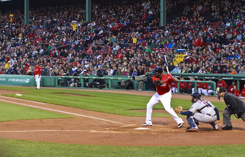 ​Big Papi at bat April 26, 2013 against the Houston Astros