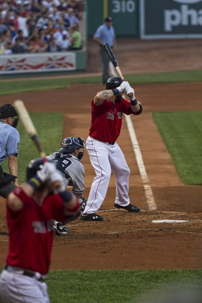 Jonny Gomes (with Saltalamacchia in the foreground)