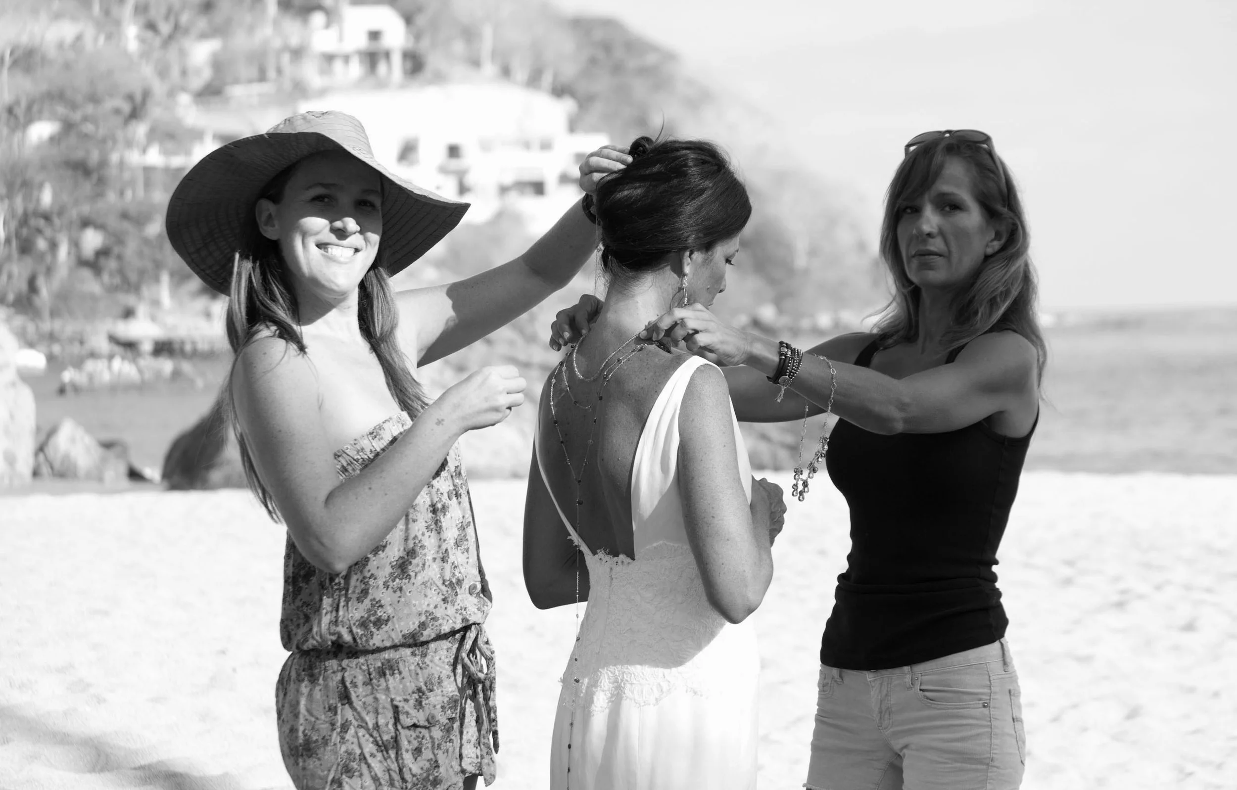 Flor setting up a wedding photo shoot. Photo by Donna Day