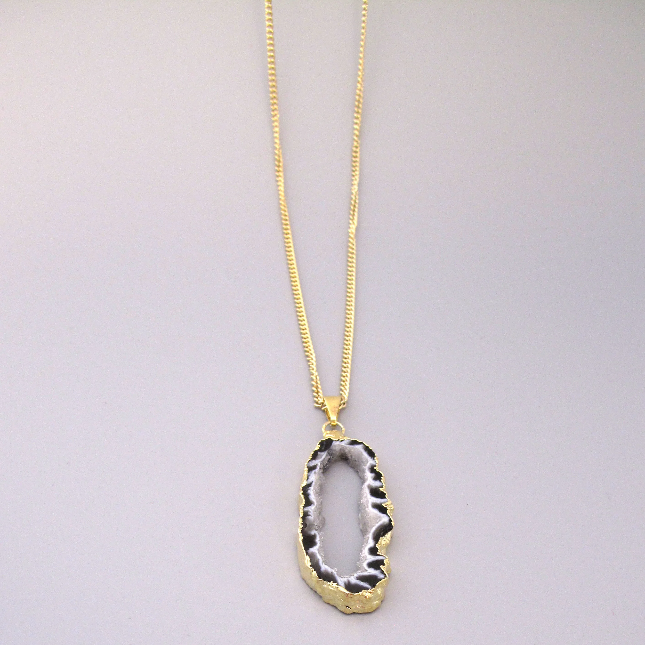 Druzy Chain Necklace by Sayulita Sol Jewelry