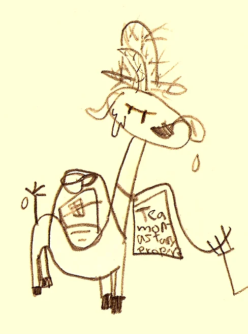 Overladen vicuñicorn, by AZ, age 8