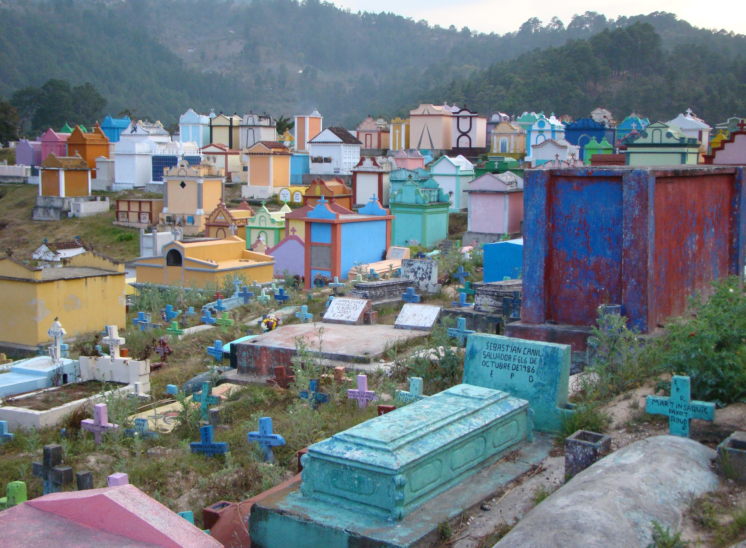  Cemetery in Chichicastenango, Guatemala. 2014. 