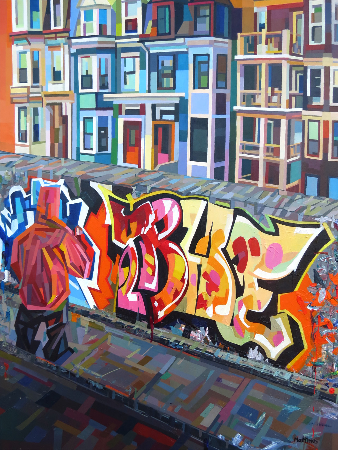 Urban Landscape 2 48x36 sold