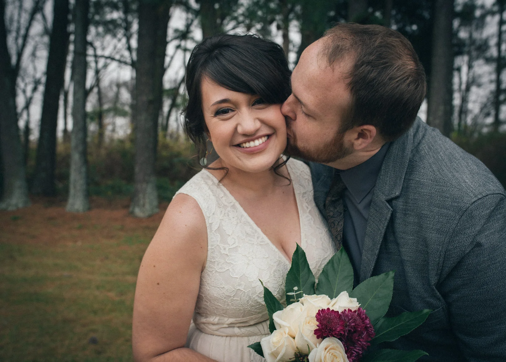 Tristan + Maria's Laid Back Winter Wedding