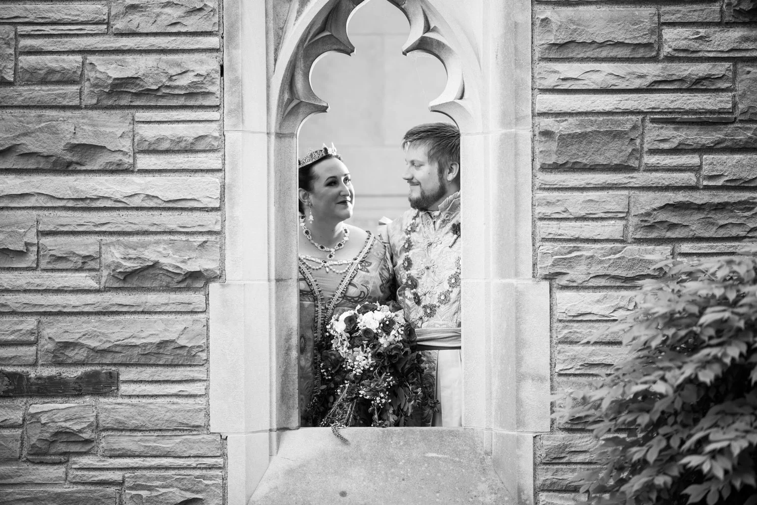 Amanda + Matt's Medieval Wedding
