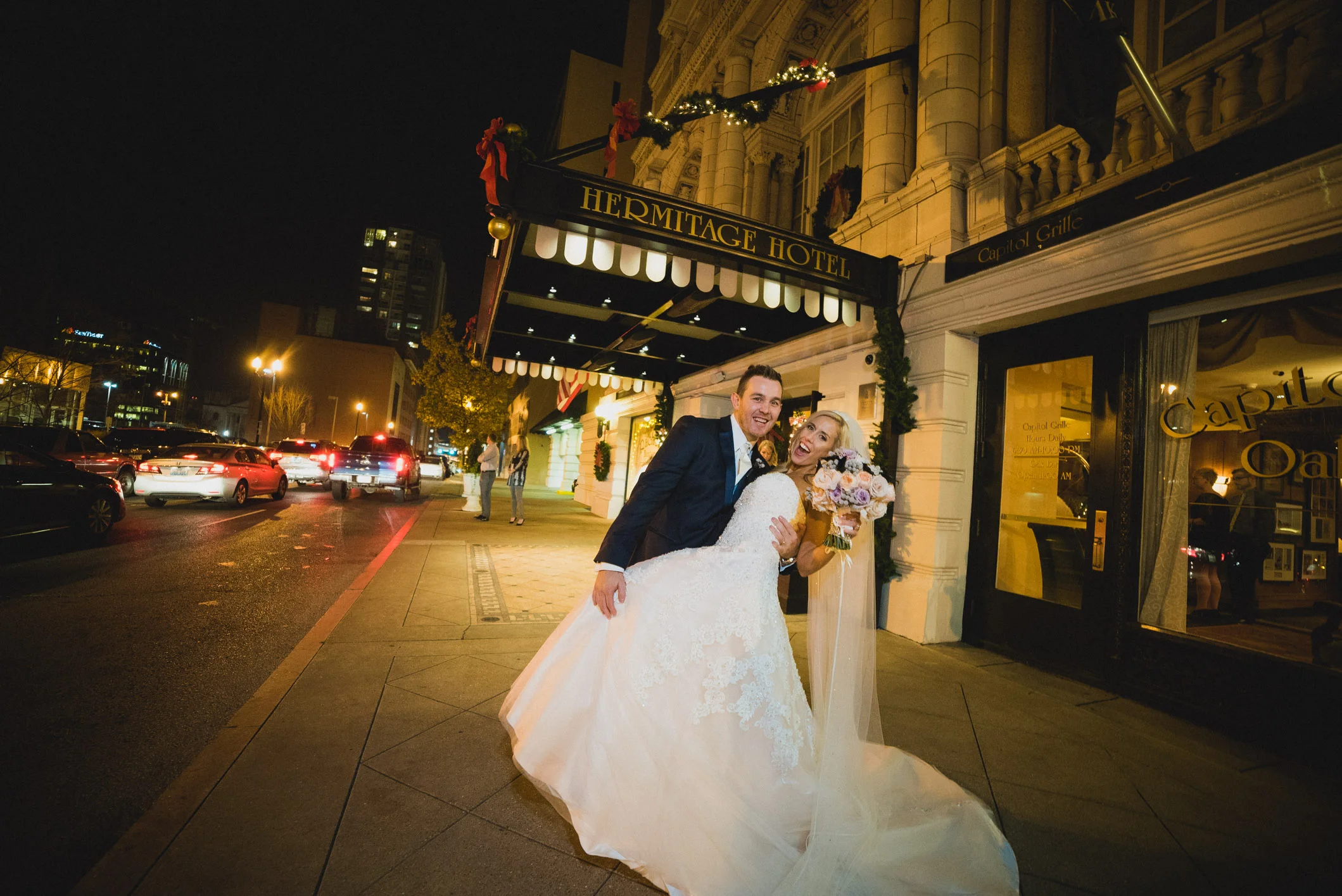Emily + Kevin Wedding at the Hermitage Hotel in Nashville 