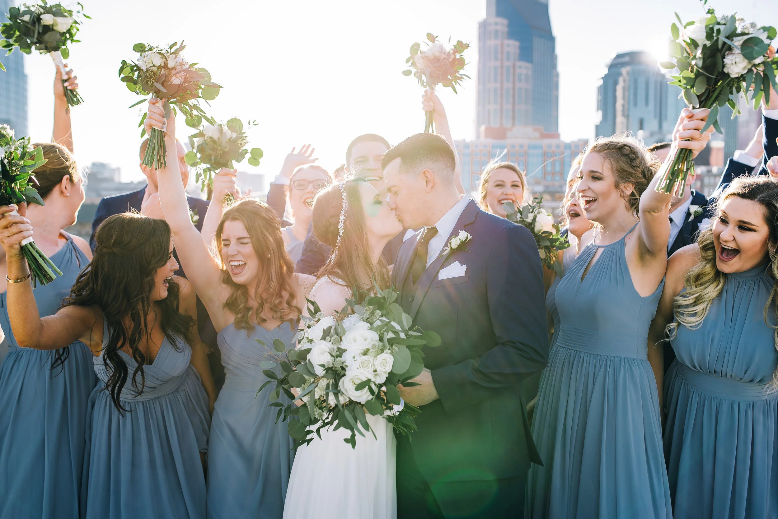 Danielle + Jordan Wedding at the Bridge Building in Nashville
