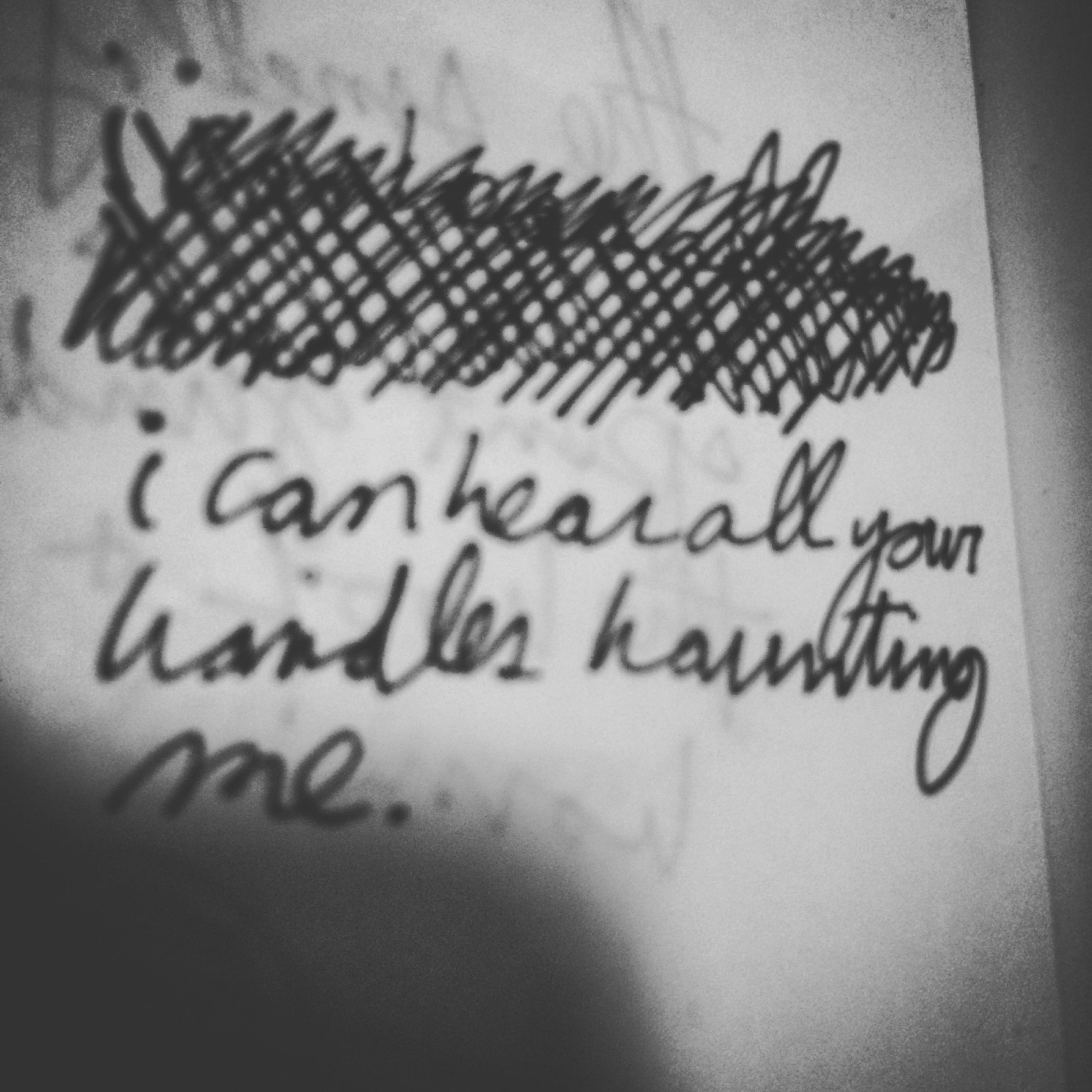 I can hear all your handles haunting me.