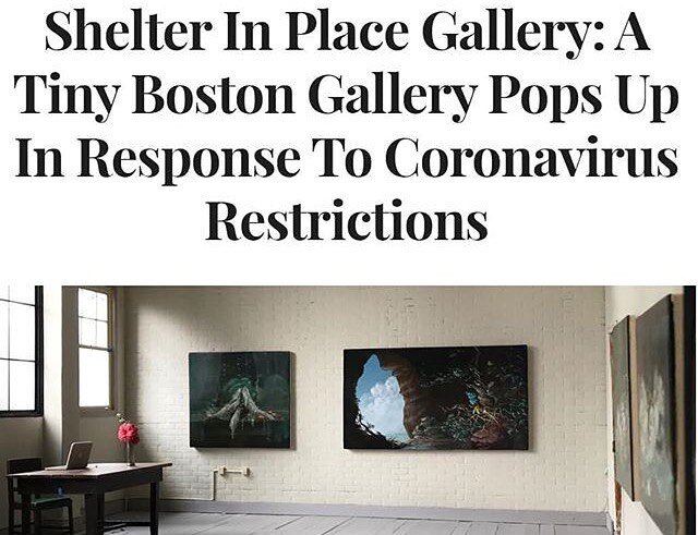 Thank you so much to @gregcookland for the wonderful article about my @shelterinplacegallery project. Read it at gregcookland.com!