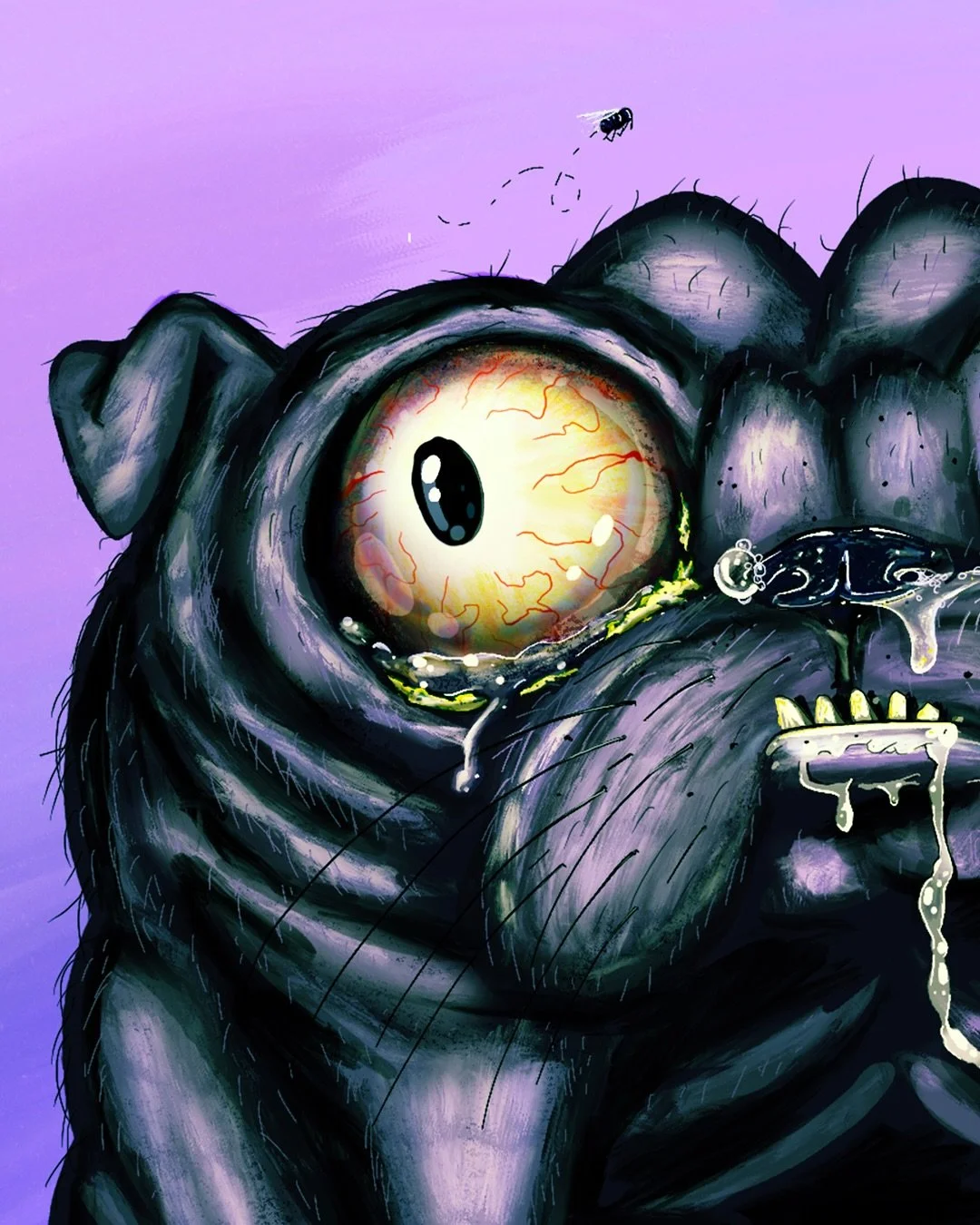 Iggy says hi! 🐽 I&rsquo;ve been exploring something a bit different in this illustration. Maybe had a little too much  fun and added a ridiculous amount of details. Enjoy this  illustrate our lil Iggy. If only this post had smells 😅

#pugsofinstagr