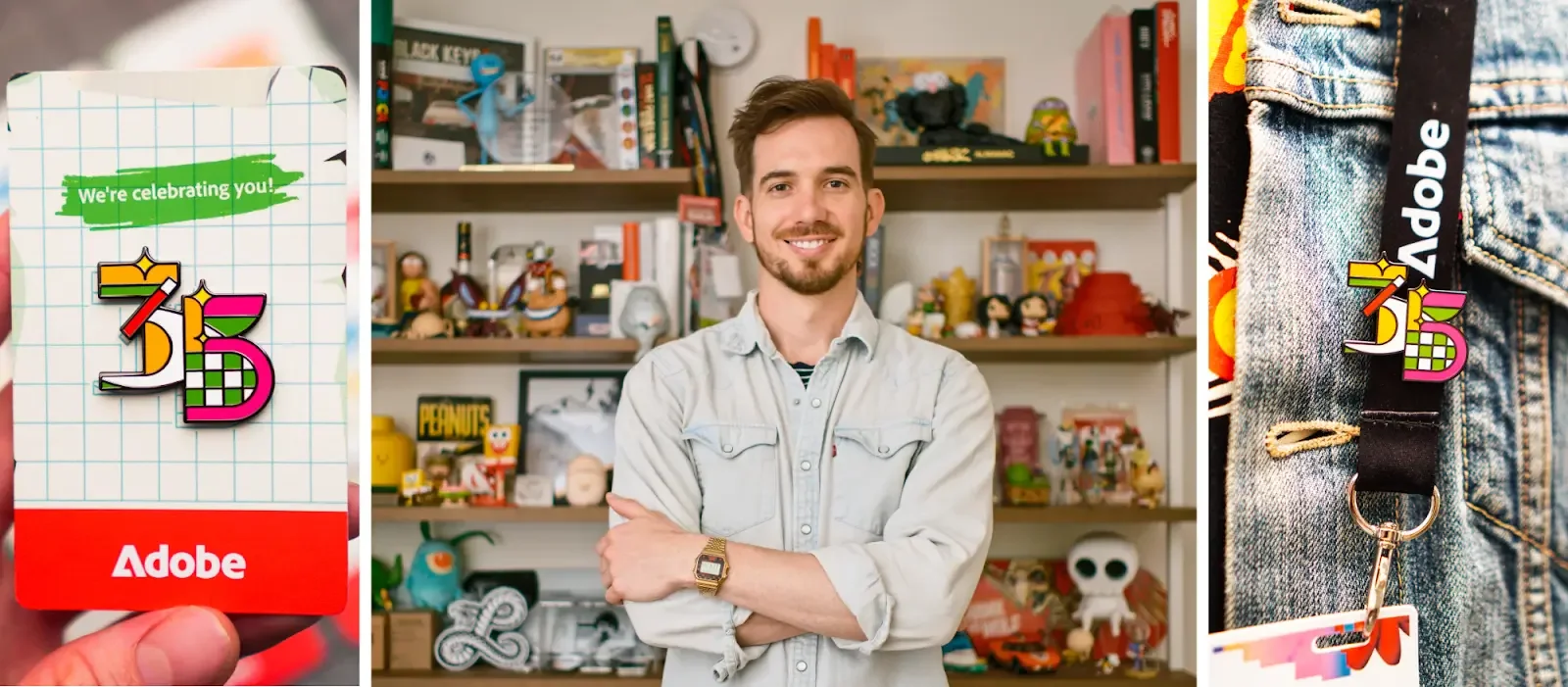 2025 Adobe Anniversary pins