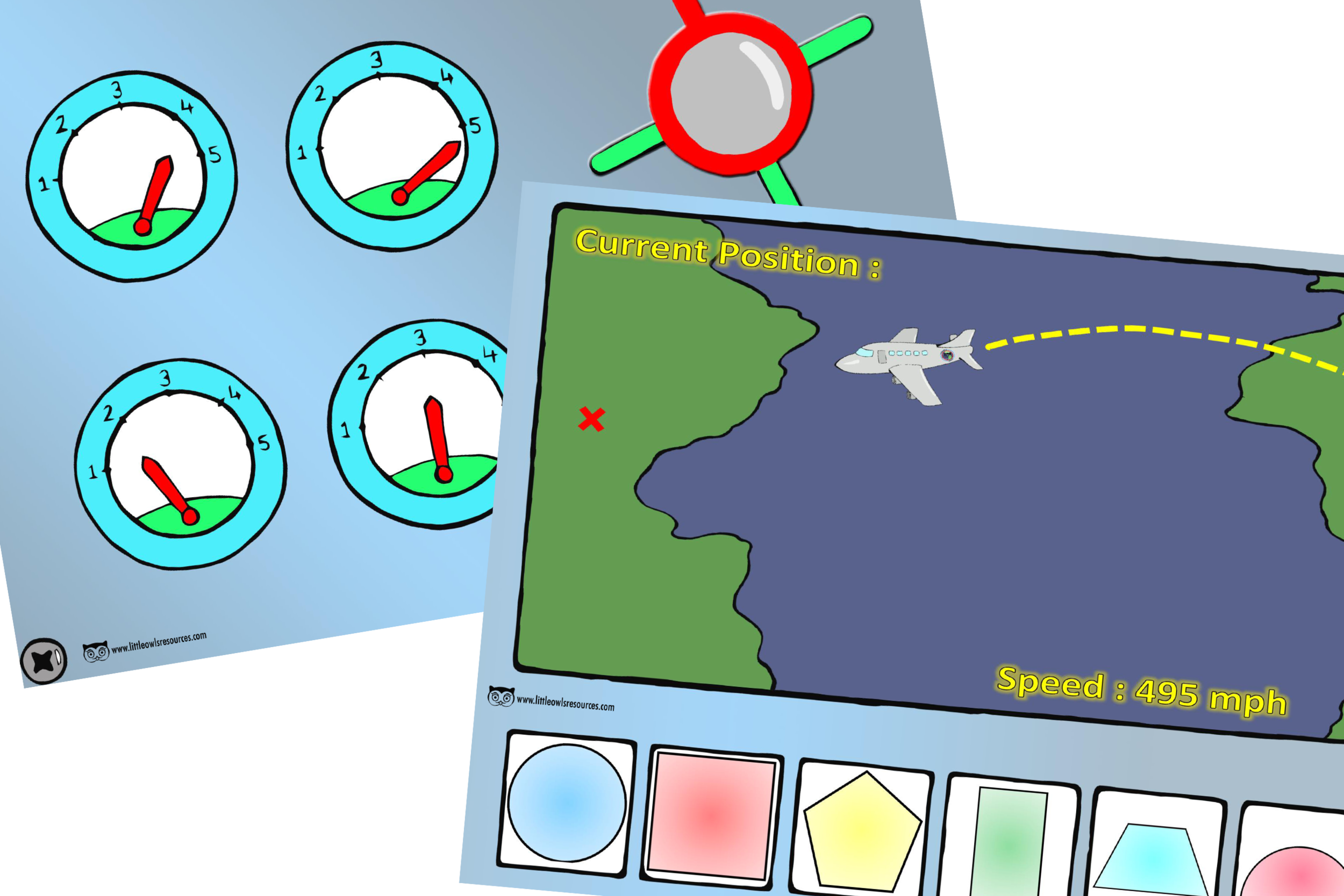 Aeroplane Cockpit Controls Role-Play Prompt/Activity