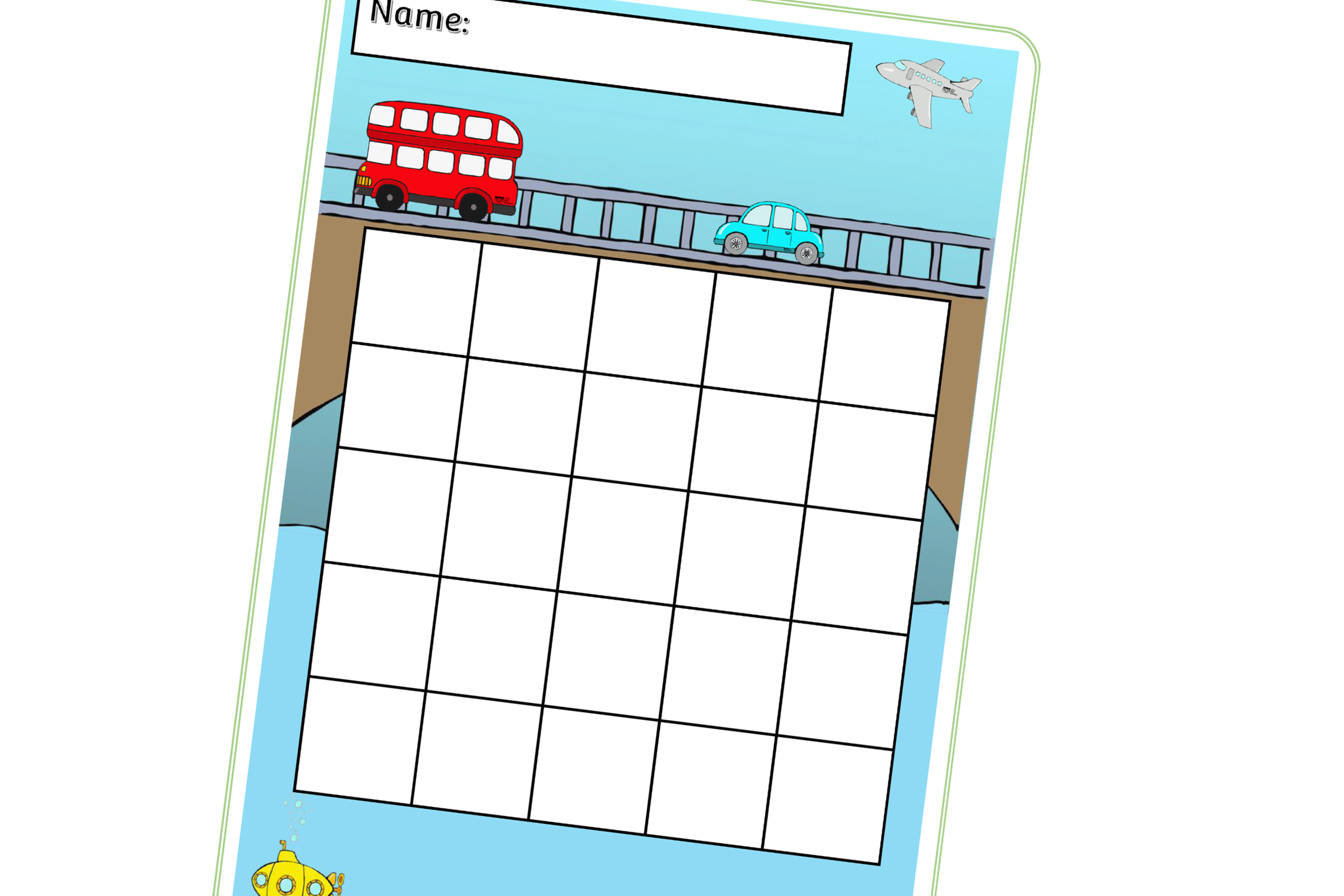 FREE On the Move/Vehicles/Transport/Travel Topic printable Early Years(EYFS) activities
