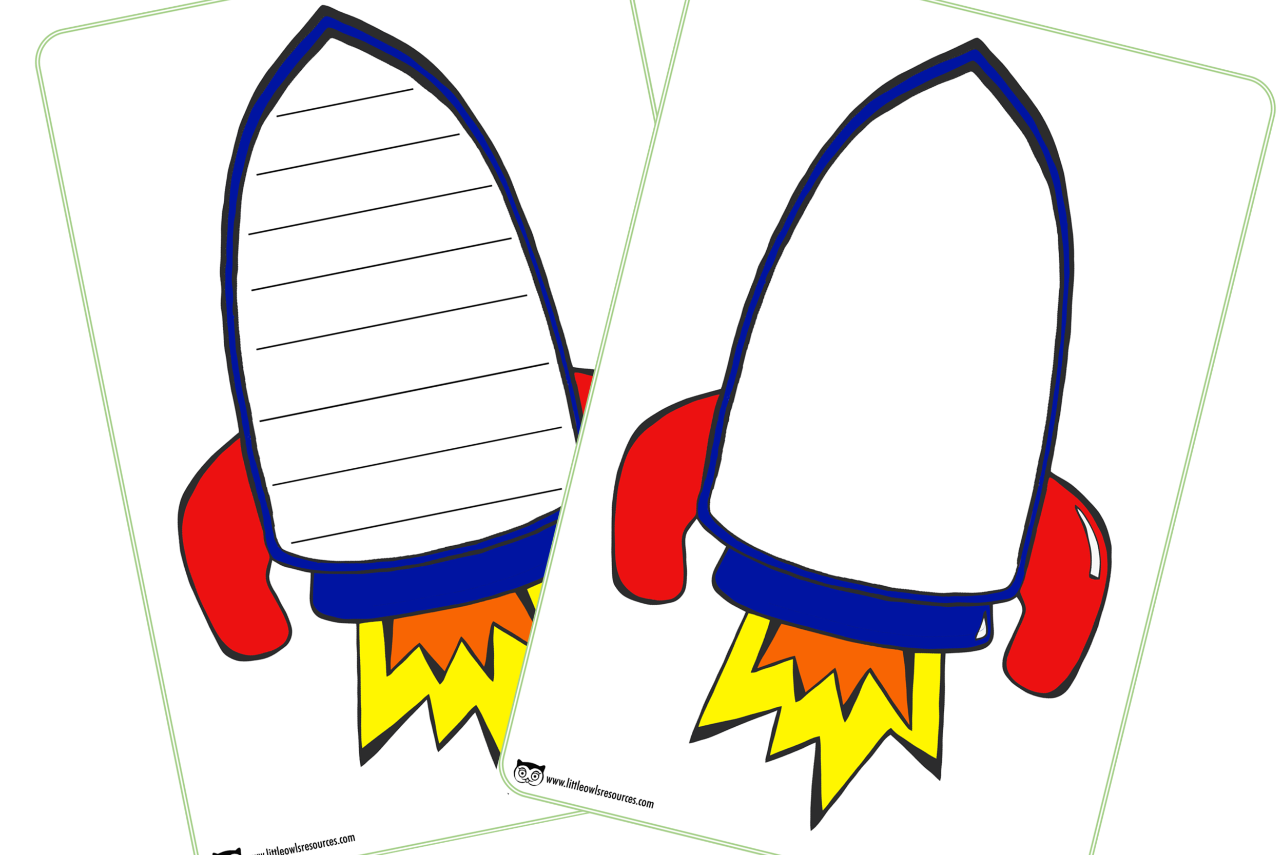Free Printable Rocket Pictures