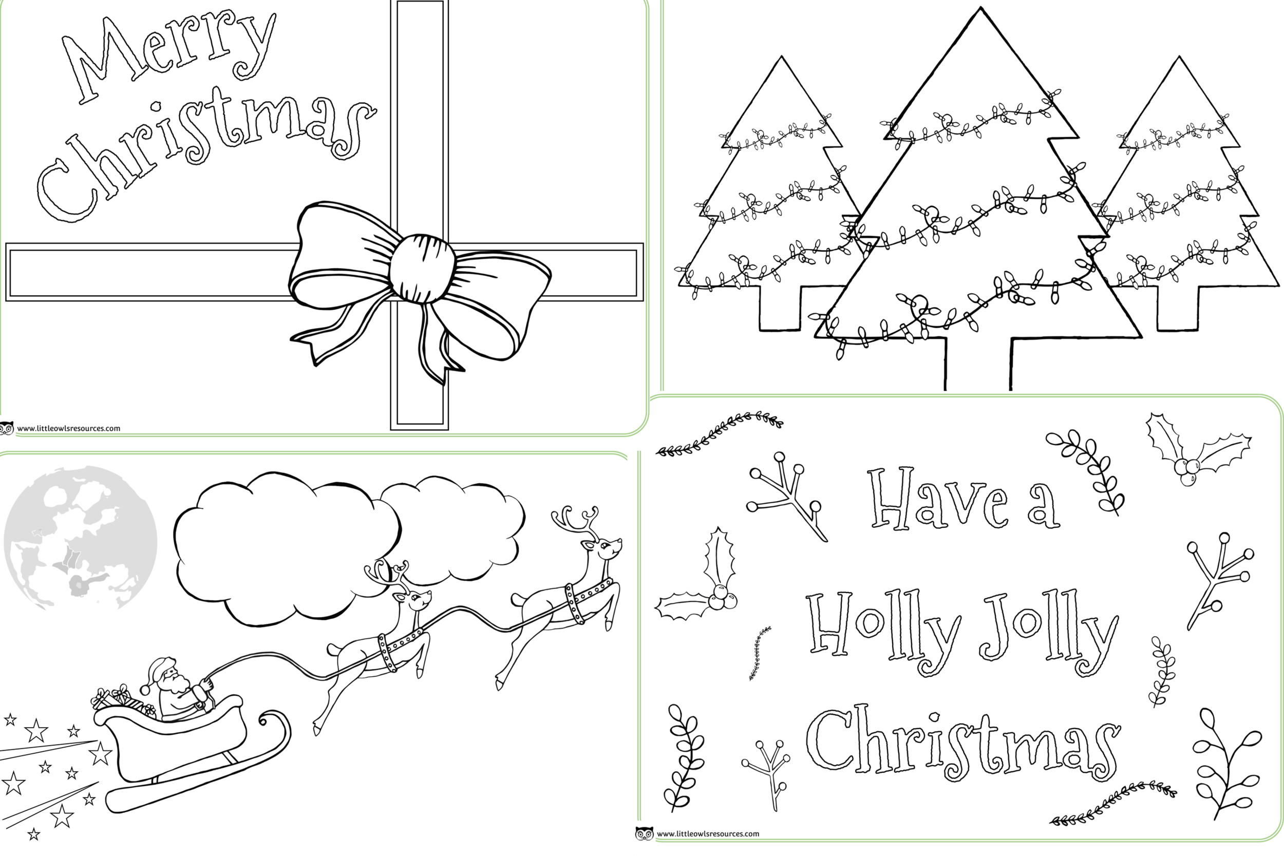 FREE Christmas Colouring printable Early Years/EY (EYFS) resource ...