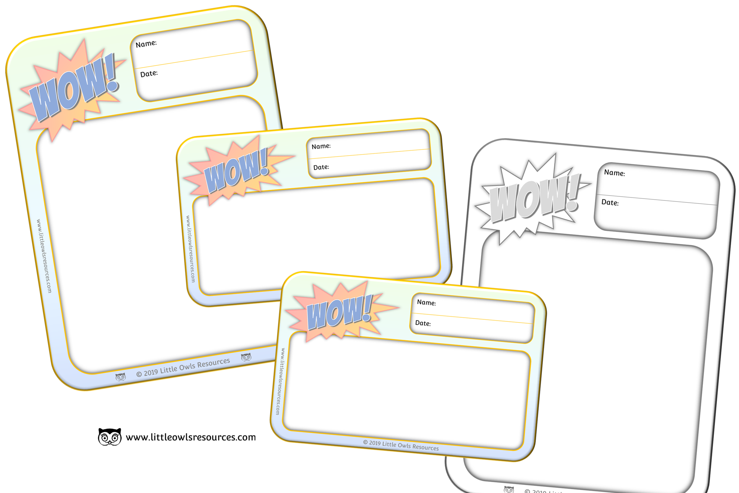 FREE Wow Moment Sheets printable Early Years/EY (EYFS) resource ...